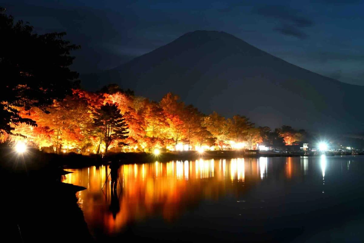 山中湖湖畔